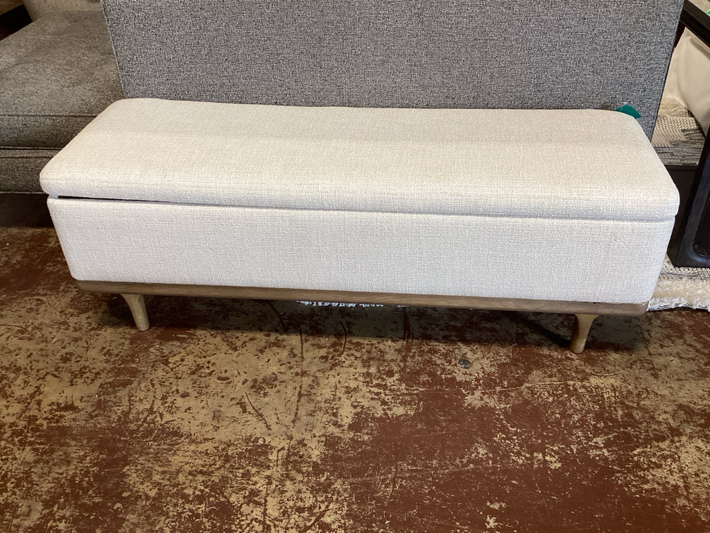 Iris Four Hand Soffers Storage Bench "As Found" Hinge Broken ATE94VM2