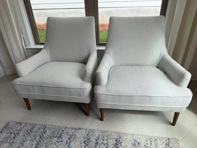 4 Hands Danya Chair Cream Fabric 30.25x34.75x33.5