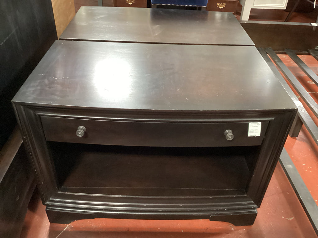 PAIR Restoration Hardware 1 Drawer Nightstand 34x20x24
