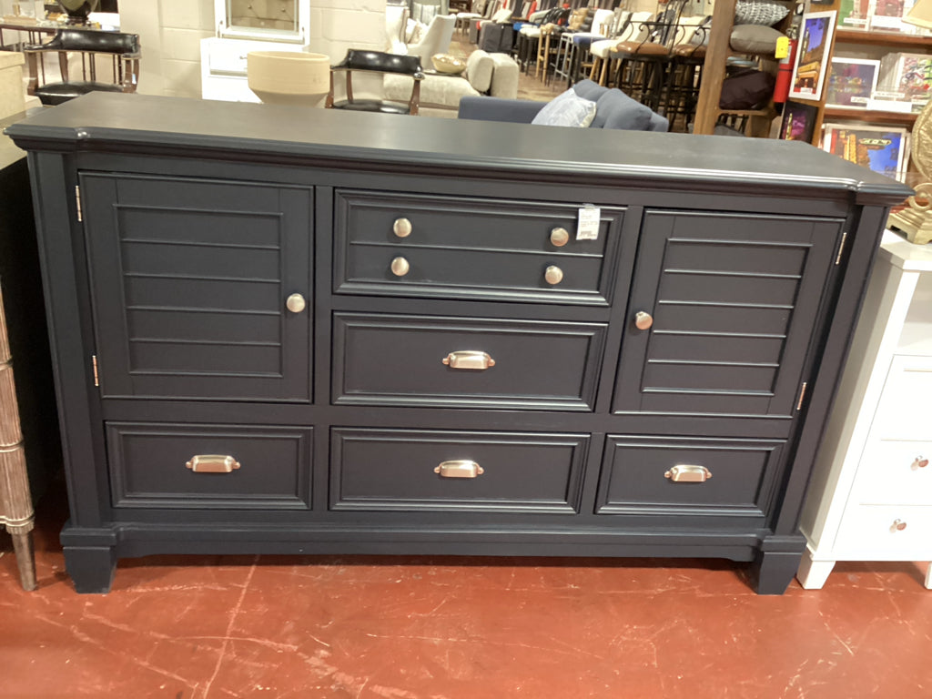 Manzanillo Slate Blue Dresser 39.5"W x 38"D x 39.5"H