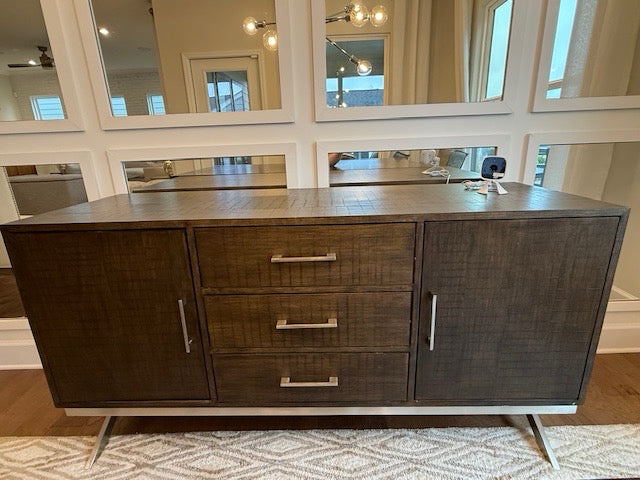 Mandalay Marvin 3 drawer 2 Door Dresser Dresser  60x20x32