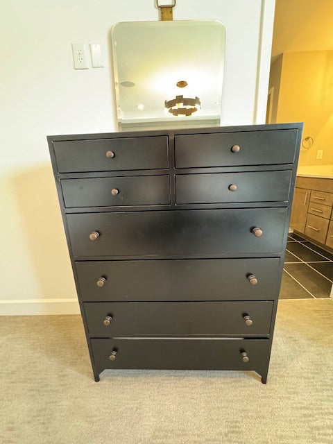 Four Hands, Belmont 8 Drawer Chest of Drawers , Black; 104428-003; 35.5x20x48;