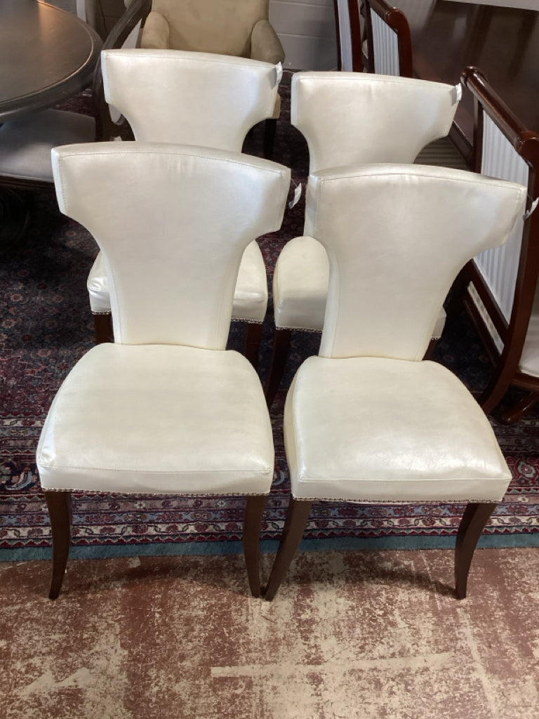 Dining Chair/ Safavieh cream dining chairs / SET of 4