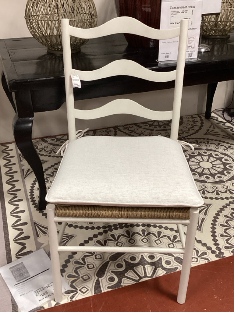 Weekender Sea Salt Morada Side Chair with Upholstered Cushion 21"W x 24"D x 40"H