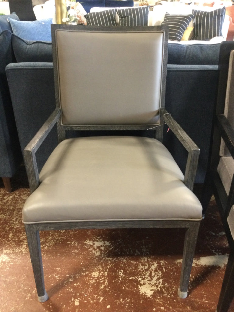 Restoration Hardware Leather Arm Chair  (as found)
