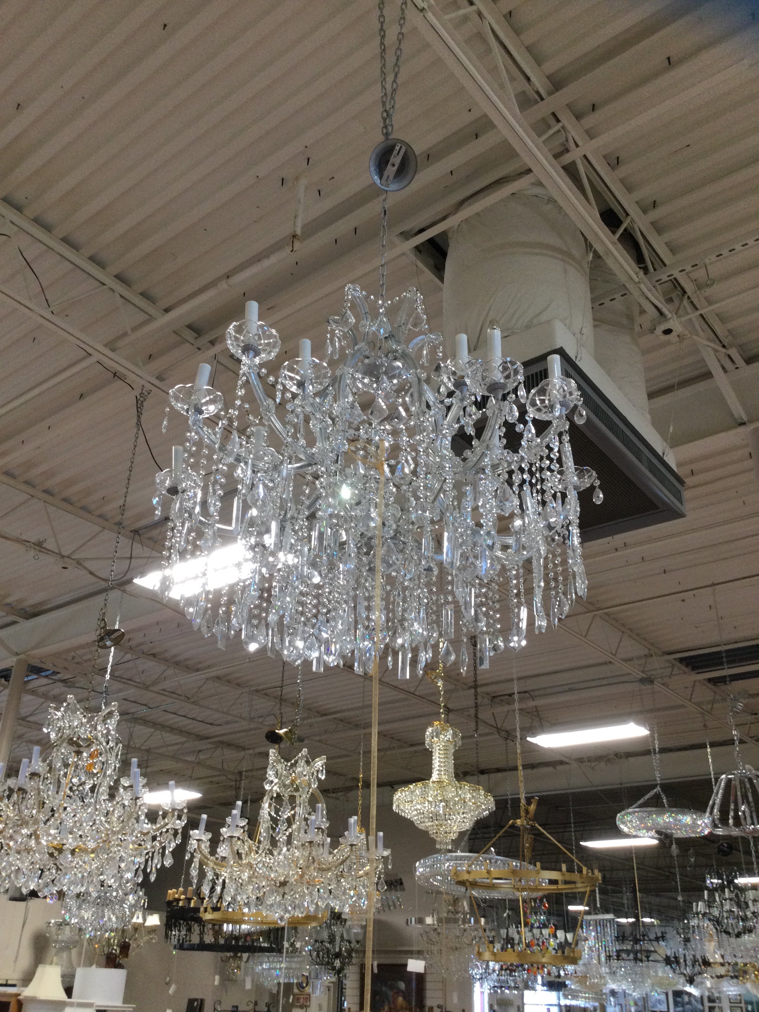 Marie Antoinette Crystal Chandelier W40 Lights 15 H 35