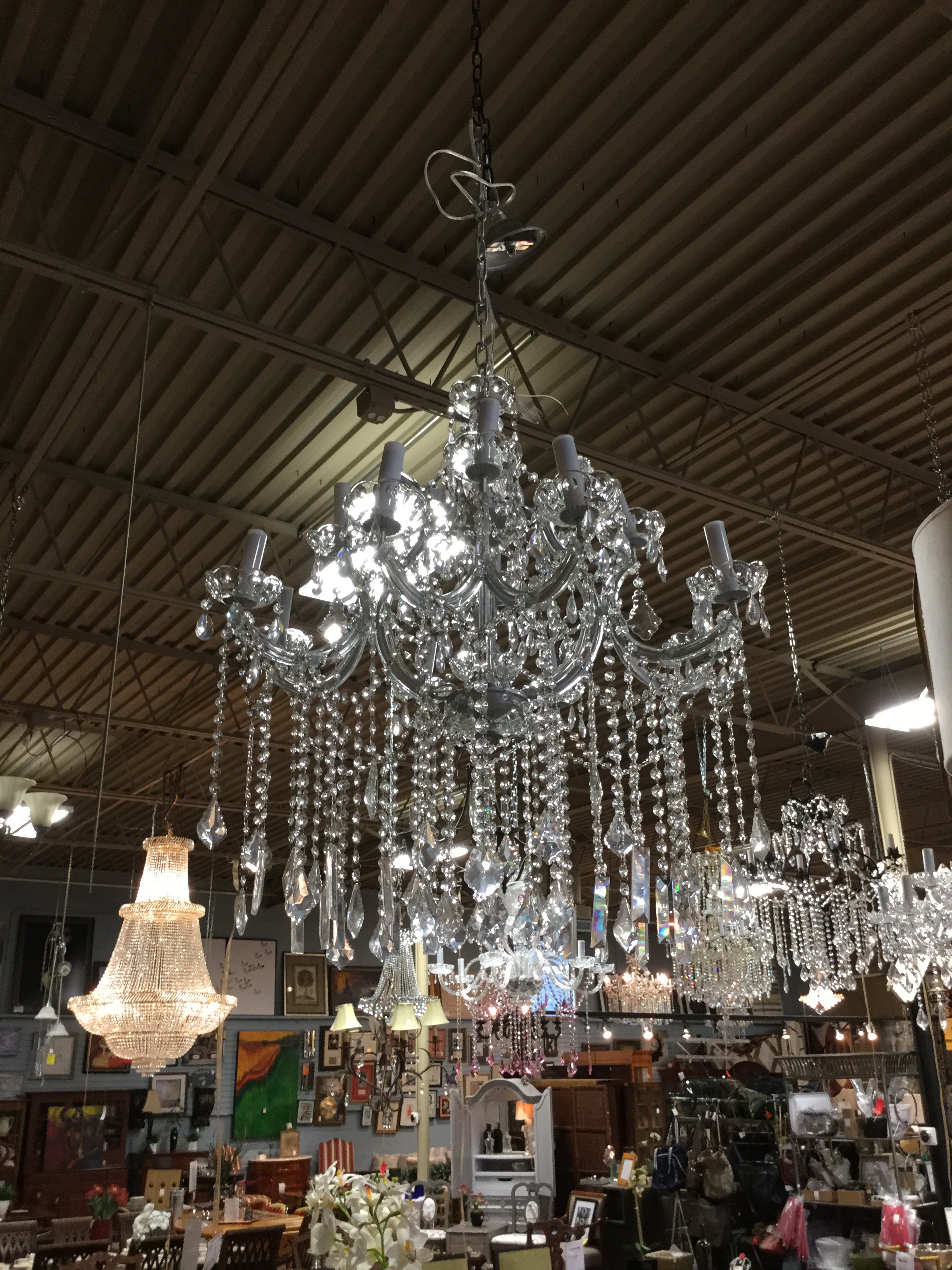 13 Light Marie Antoinette Crystal Chandelier