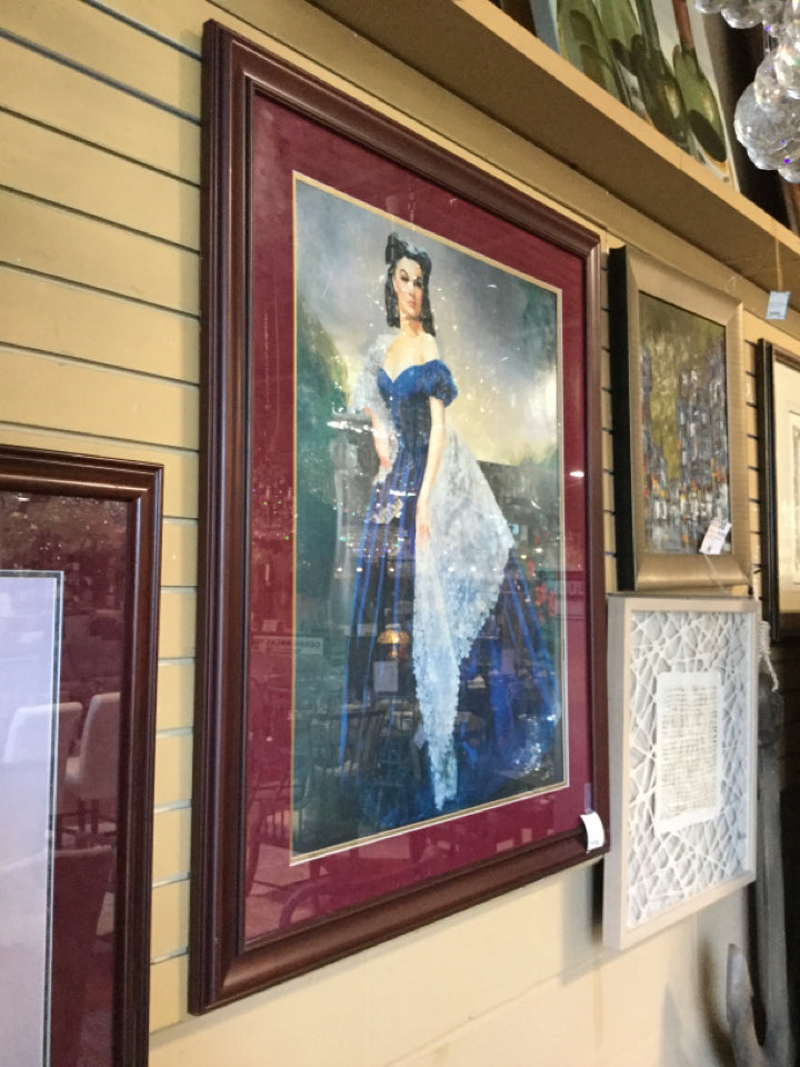 Framed and Numbered 34 X 43 of Scarlett O'hara