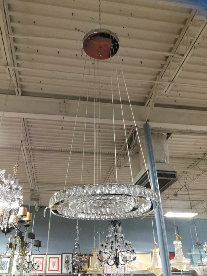 Circular Halo LED Chandelier 23 X 53