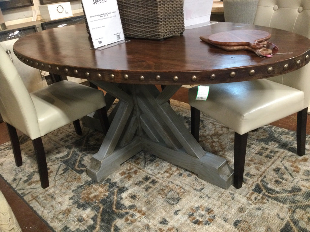 Zander Woodworks Dining Table Custom Made 42 X 78