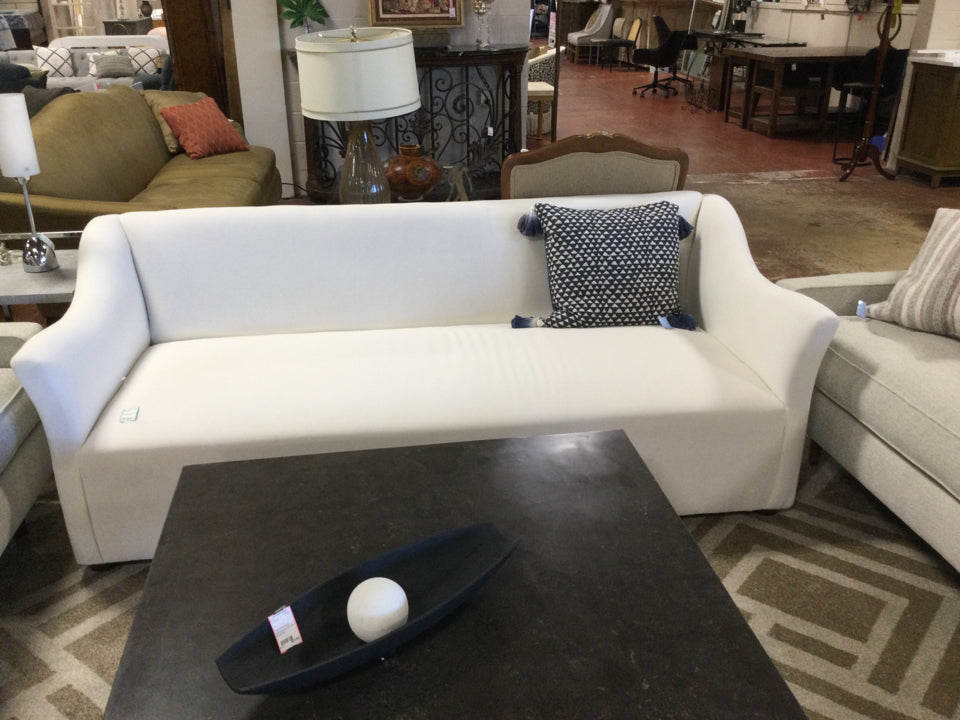 Leonard Performance Linen Flax Sofa 89x39