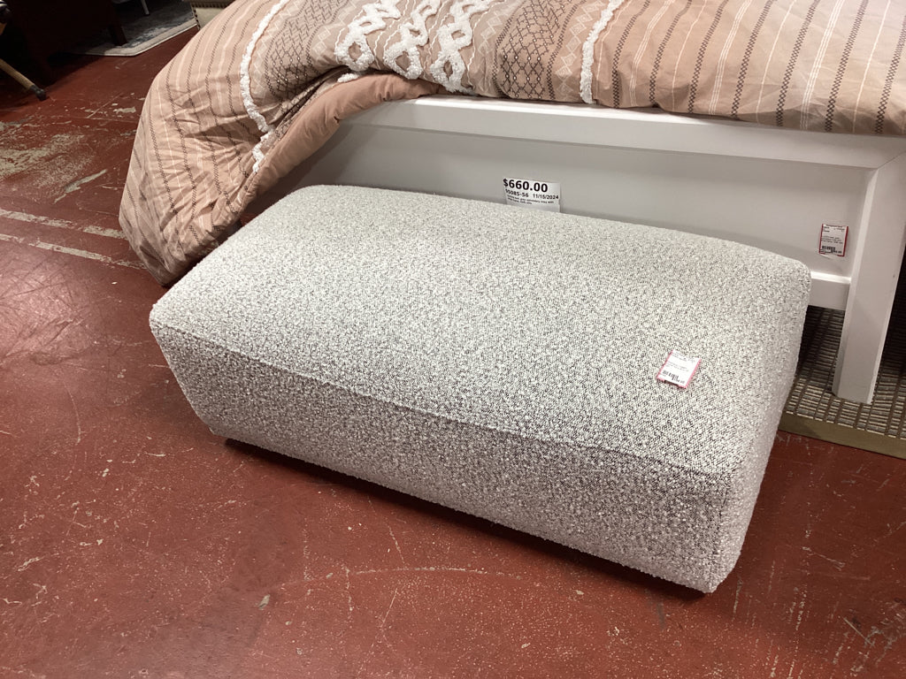 Ottomans / cream boucle' 42 x 20 x 16 high