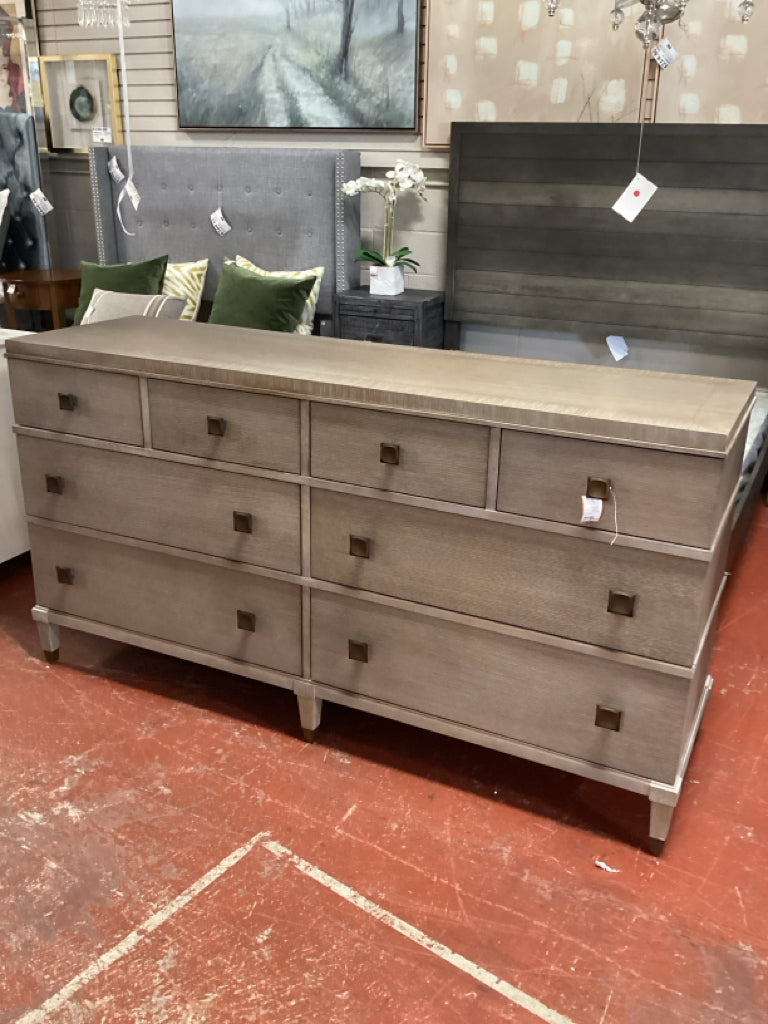 Universal BROWN Playlist 8 Drawer Dresser/ Mirror Set 68x19.5x36