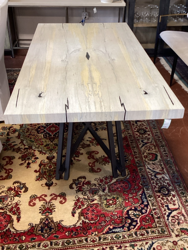 Arhaus Rec Table Nika spalted Oak 72x36