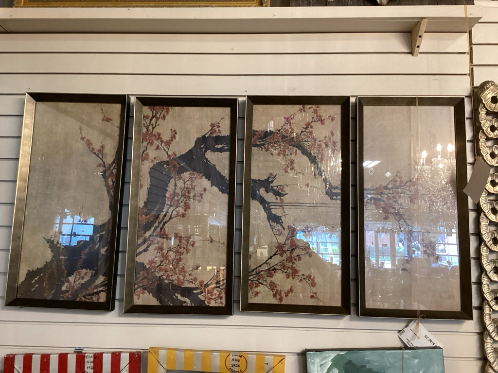 Crate & Barrel Kuraya Four Panel Wall Art 54" x 27.5"
