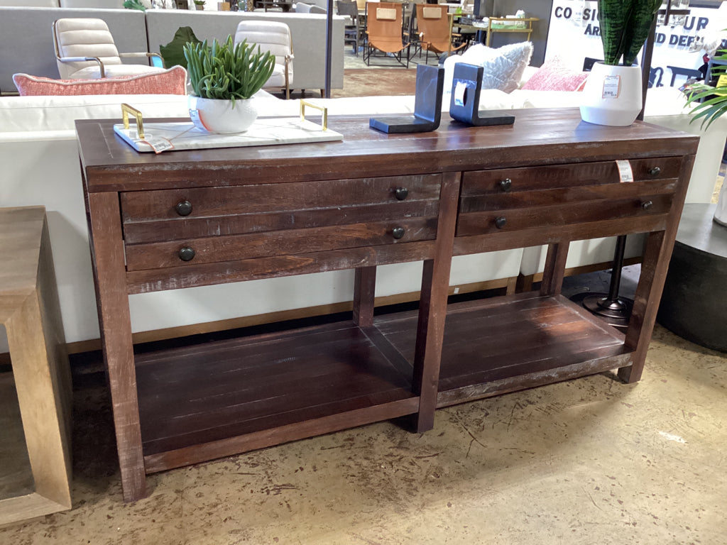 2 Drawer Console Table 60x18