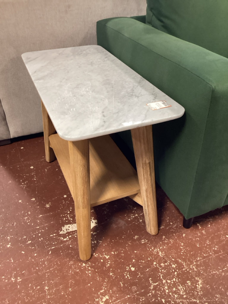 Seb Marble Side Table 28.7w x 14D x21.7H 474CTMZJ