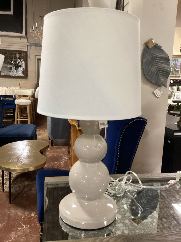 Contemporary Ceramic Table Lamp Orb/Sphere 24"