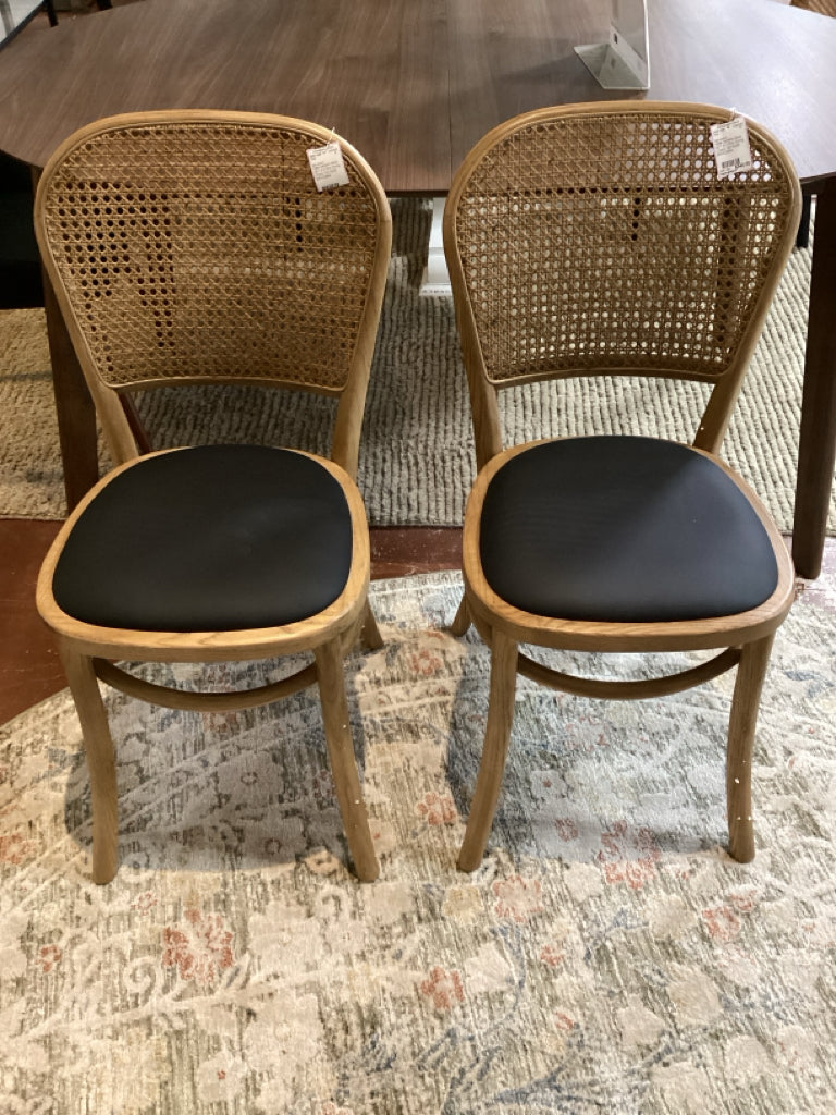 SET of 2 Brix Dining Chairs 16x16x34  9BRHC2B6