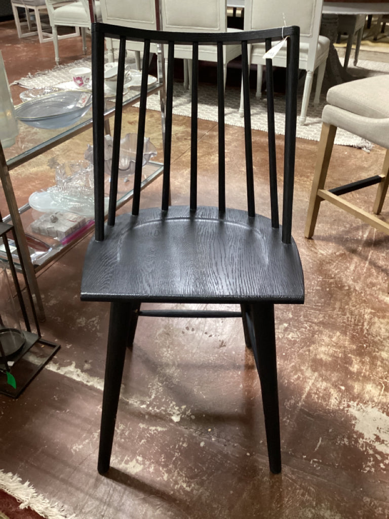 Four Hands Lewis Windsor counter Stool / black 19 x 20 x39