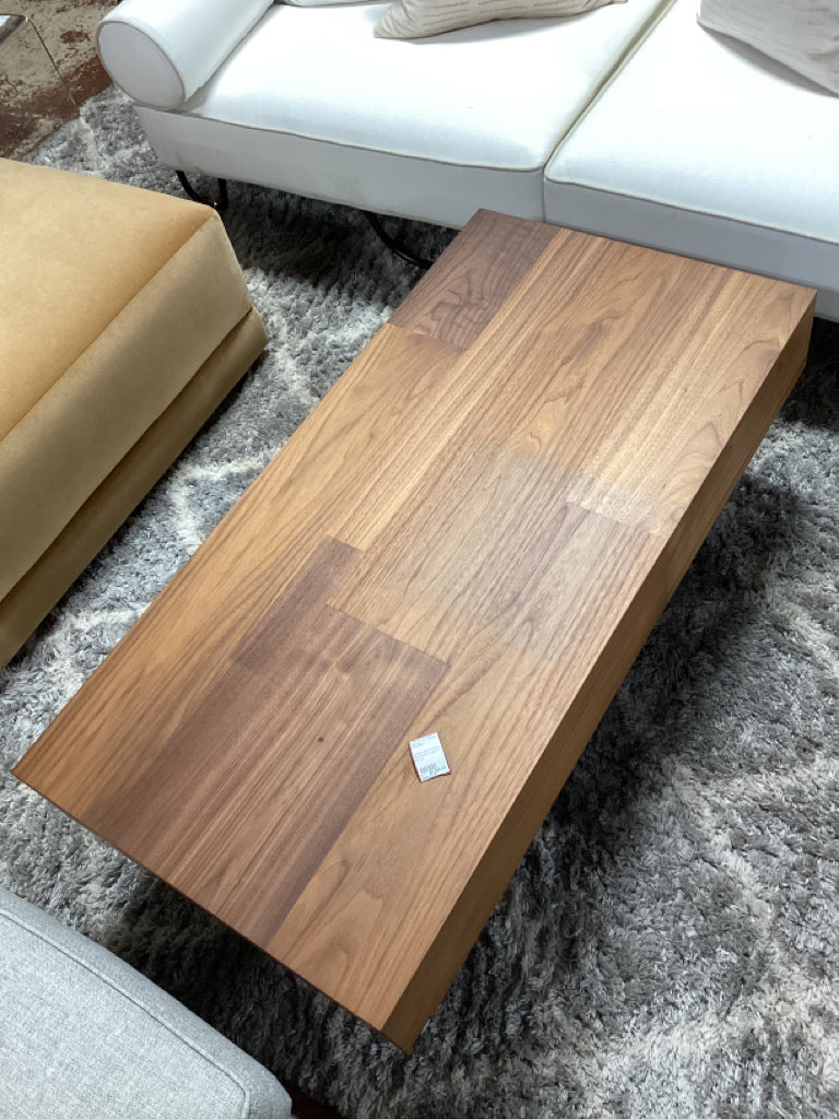 Cattelan Italia Coffee Table Acrylic Legs 47 1/2 x 24