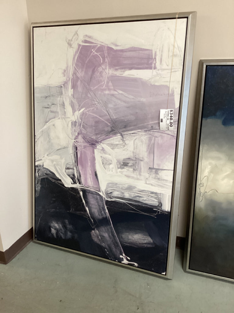 Art / Violet Haze by Kelly O'Neal / silver frame 43 x 64