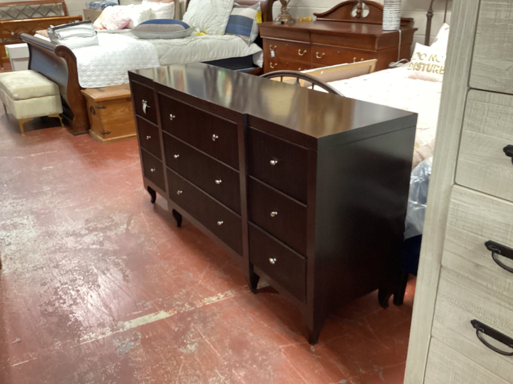 Milling Road Baker Mahogany Side Table 20" x 30" x 27" (as found)