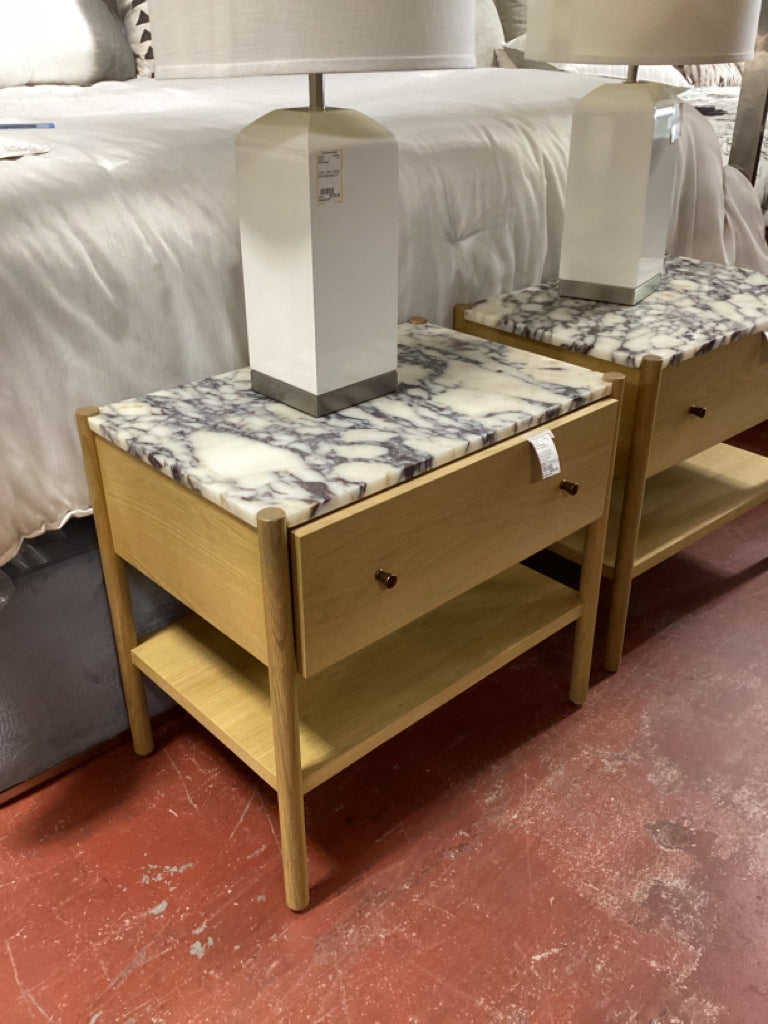 LuLu and Georgia Philana Nightstand 1 drawer/1 shelf 2EPB2PBG