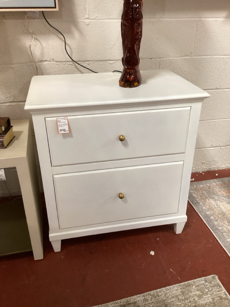 Haverty's Transitional Mahogany Nightstand