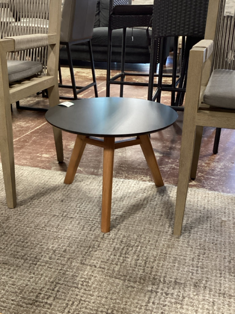 Santorini Side Table 19.75 Round 14.5 H