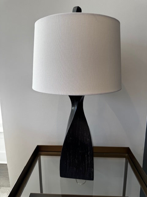 Surya Braelynn Lamp in Charcoal 29"