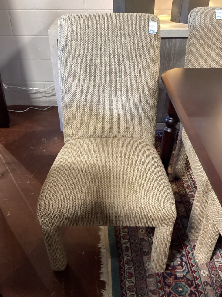Dining Chair/gold chenille parson chairs  SET of 8