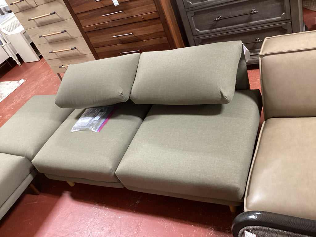 Range 2- piece open sofa / green /59x31x28  52R2GEA9