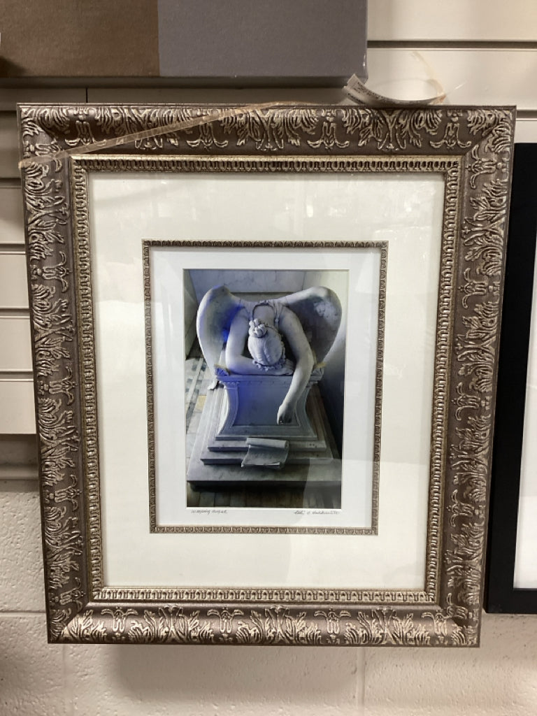 "Weeping Angel" Framed Photographic Art Print 21x25