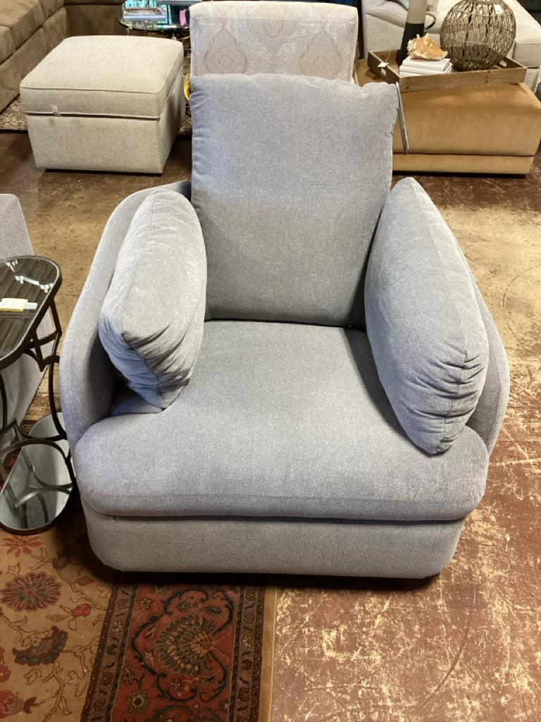 Modmax Granite Performance Fabric Swivel Glider Recliner 41