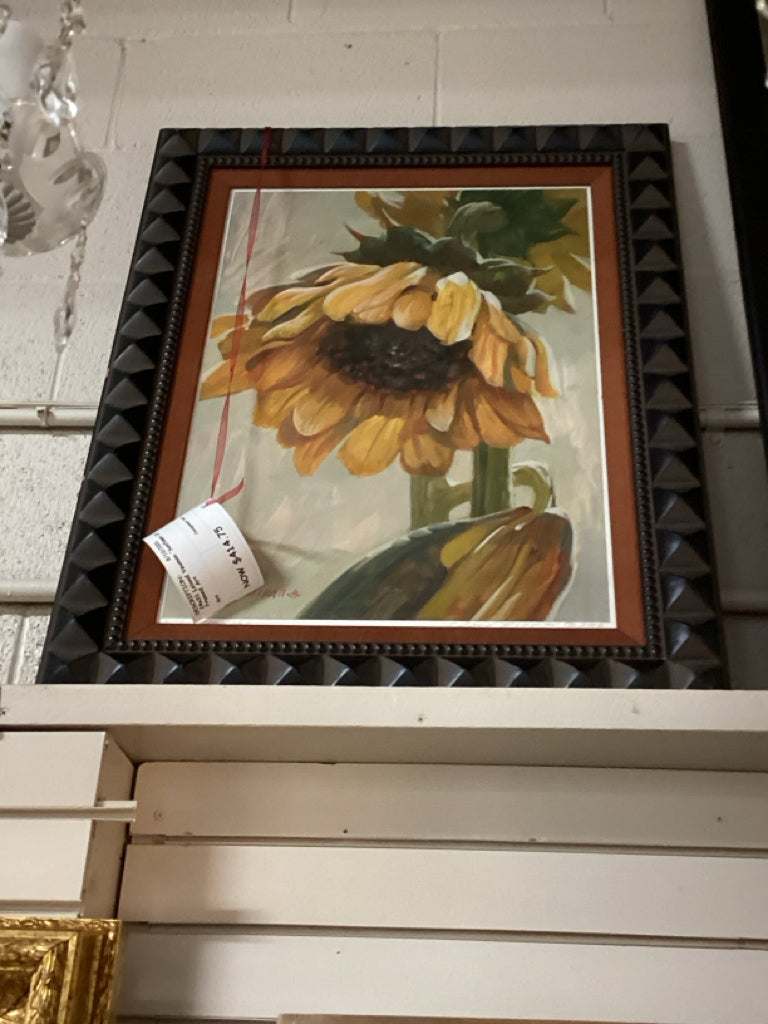 24x31 Leland Veaman "Sunflower Oil" Framed Art