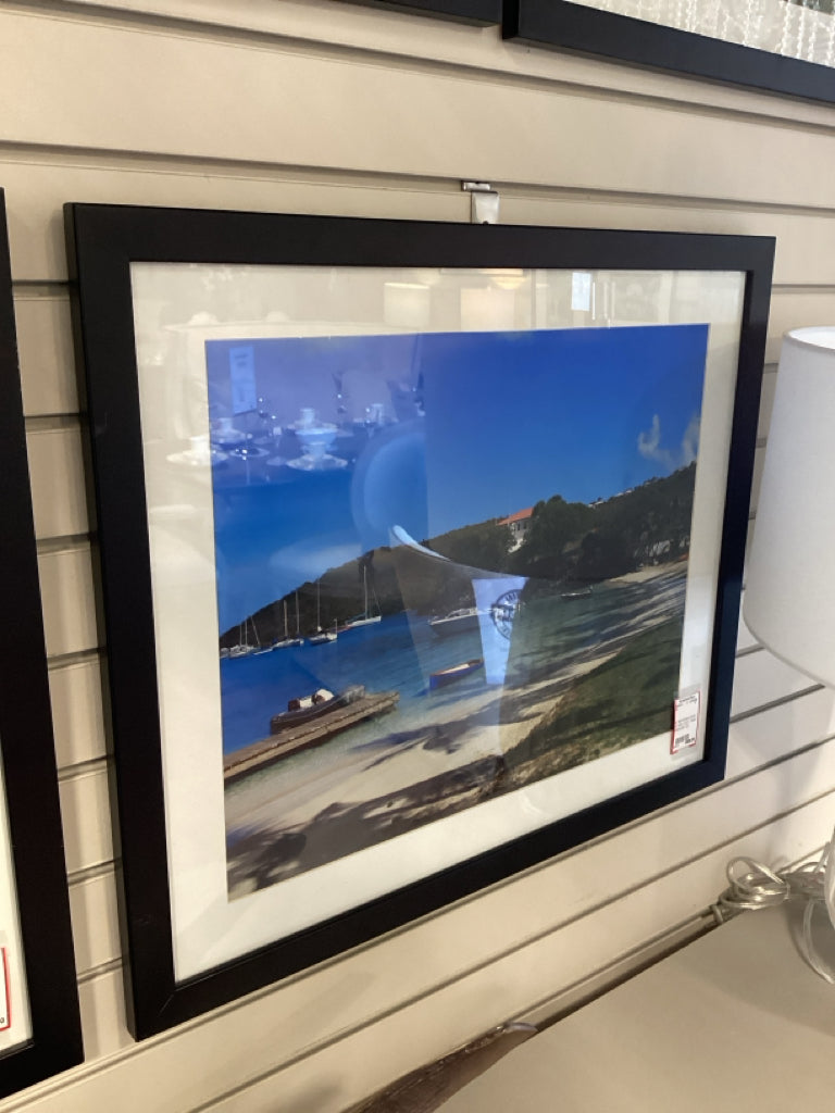 B. Barrickman photo / St John USVI  / black frame 26 x 22