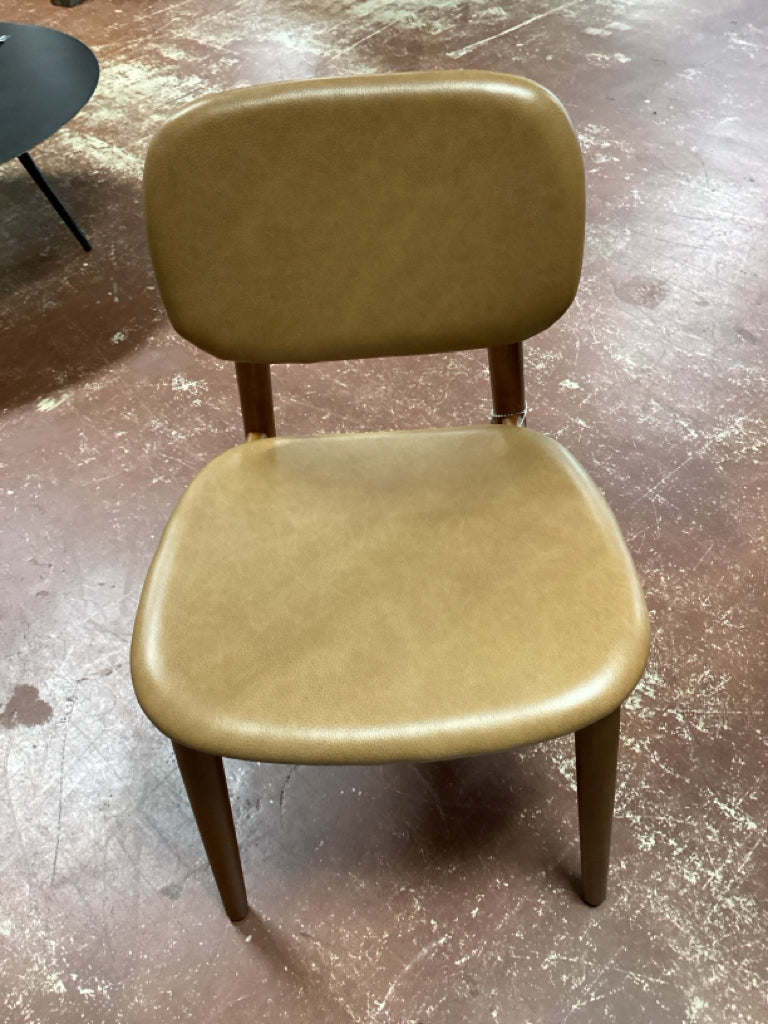 Castlery Kelsey Leather Chair, Caramel  2DMLJ5U3