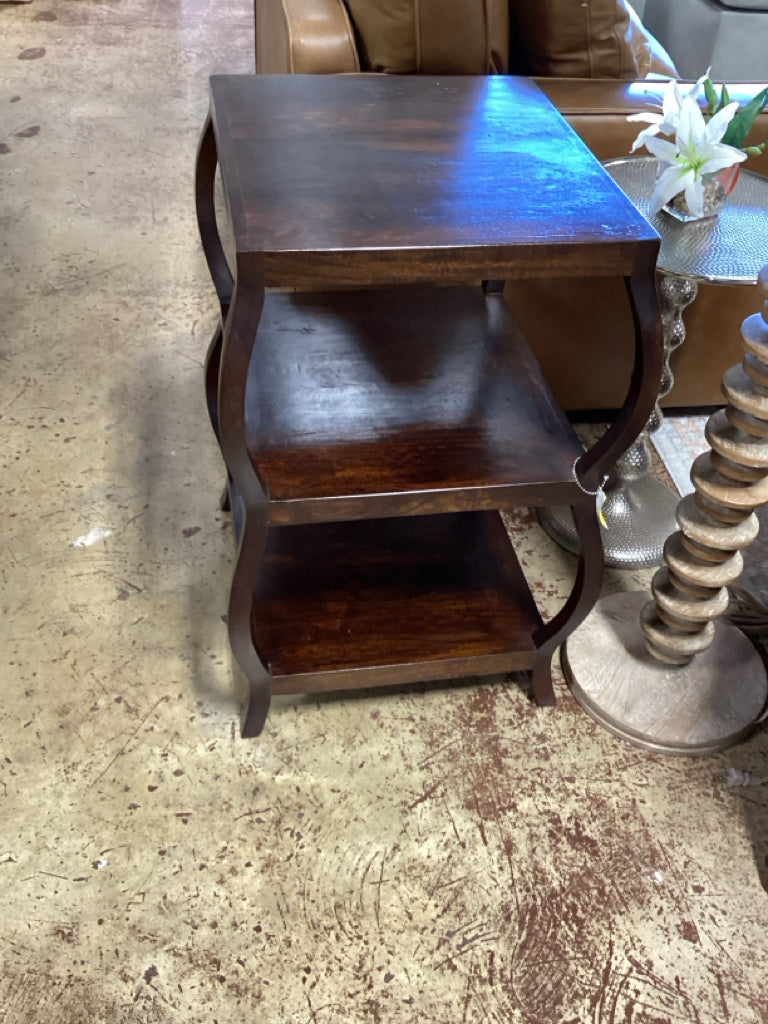 Nadeau 3 Tier Side Table 20x22x30