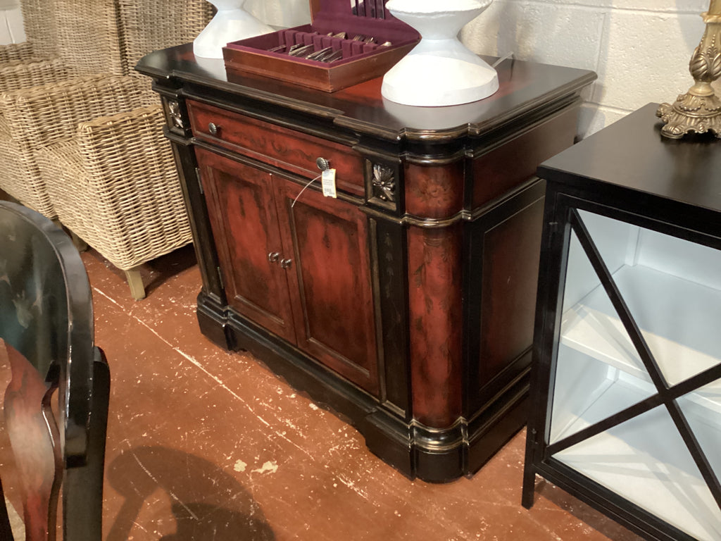 Sideboard / Marbella  handpainted 2 door, 1 drawer 44 x 20 x 35