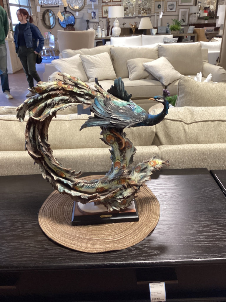 Giuseppe Armani Peacock Statue 2291/5000