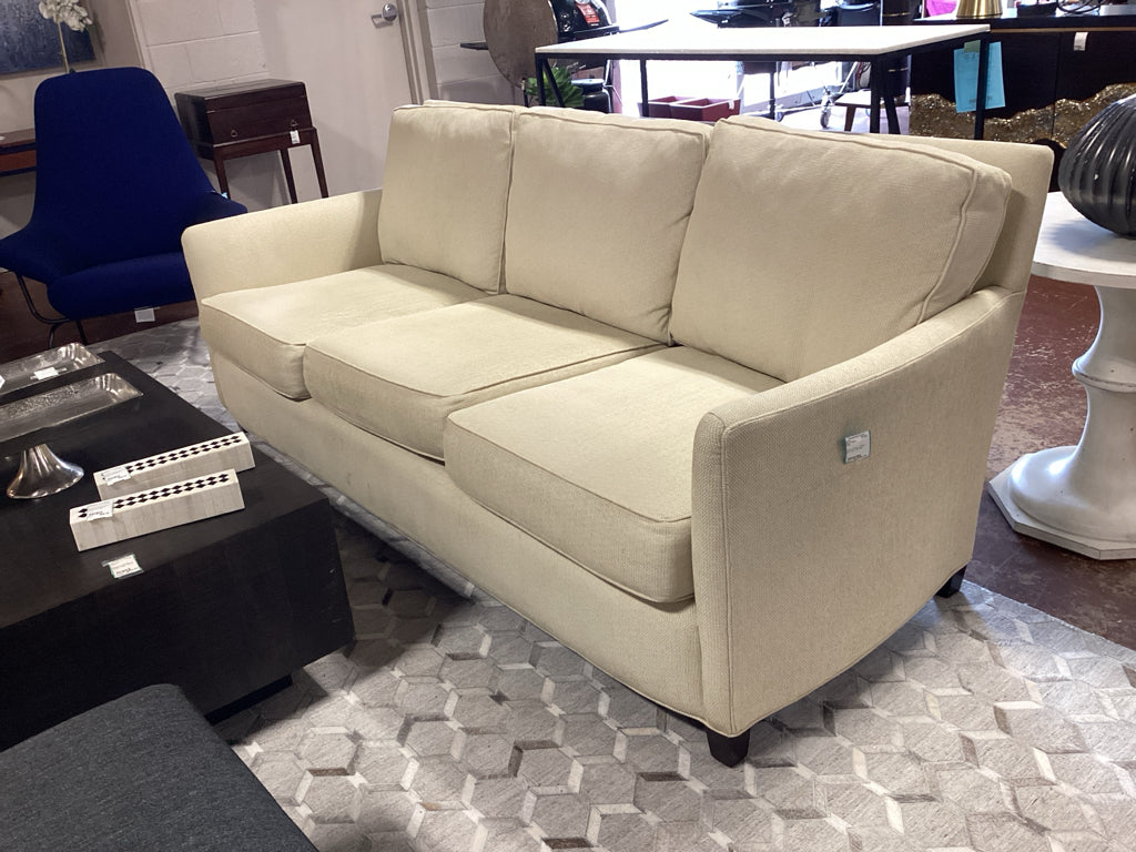 Cisco Cream Sofa / 84 x 30 x 33 high