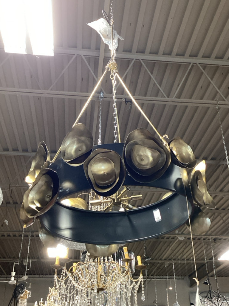 Arteriors Gaia Chandelier 36x 50x36  AS FOUND