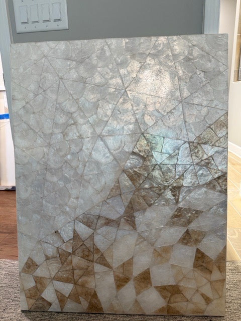 Art  West Elm Capiz Crystal 32x42