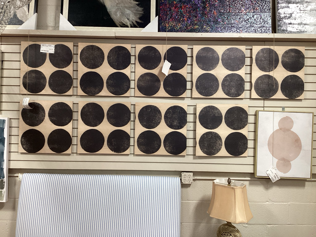 Bryndle 9-Pc. Wooden Squares Wall Art Set 19" X 19"