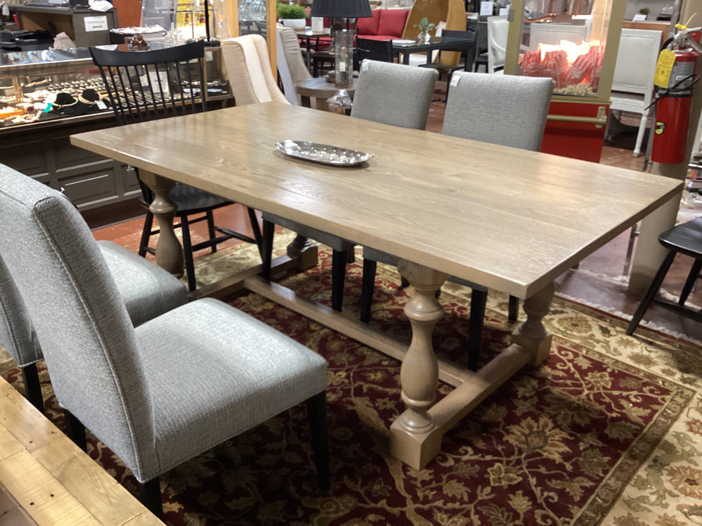 Amish Oak & Cherry Red Oak Table, 42x78x32