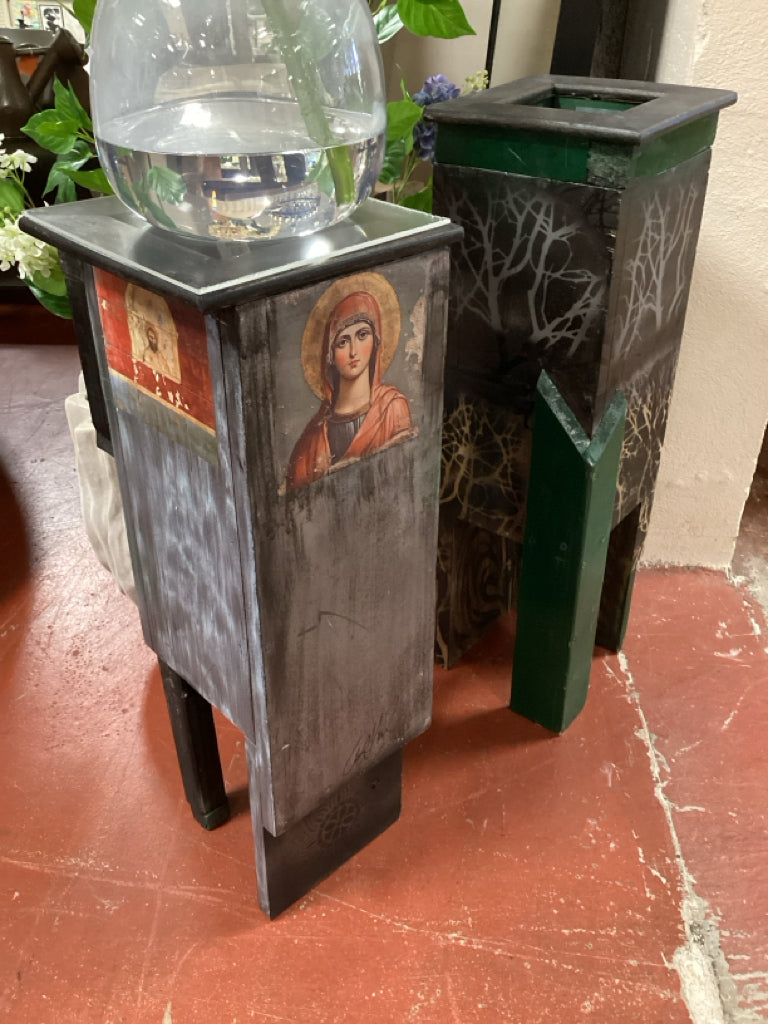 Bespoke wooden Plant Stand-pedestal / local artisan