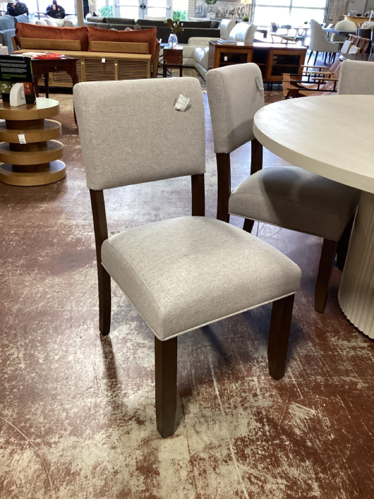 Cream Upholstered  Dining Chair PAIR