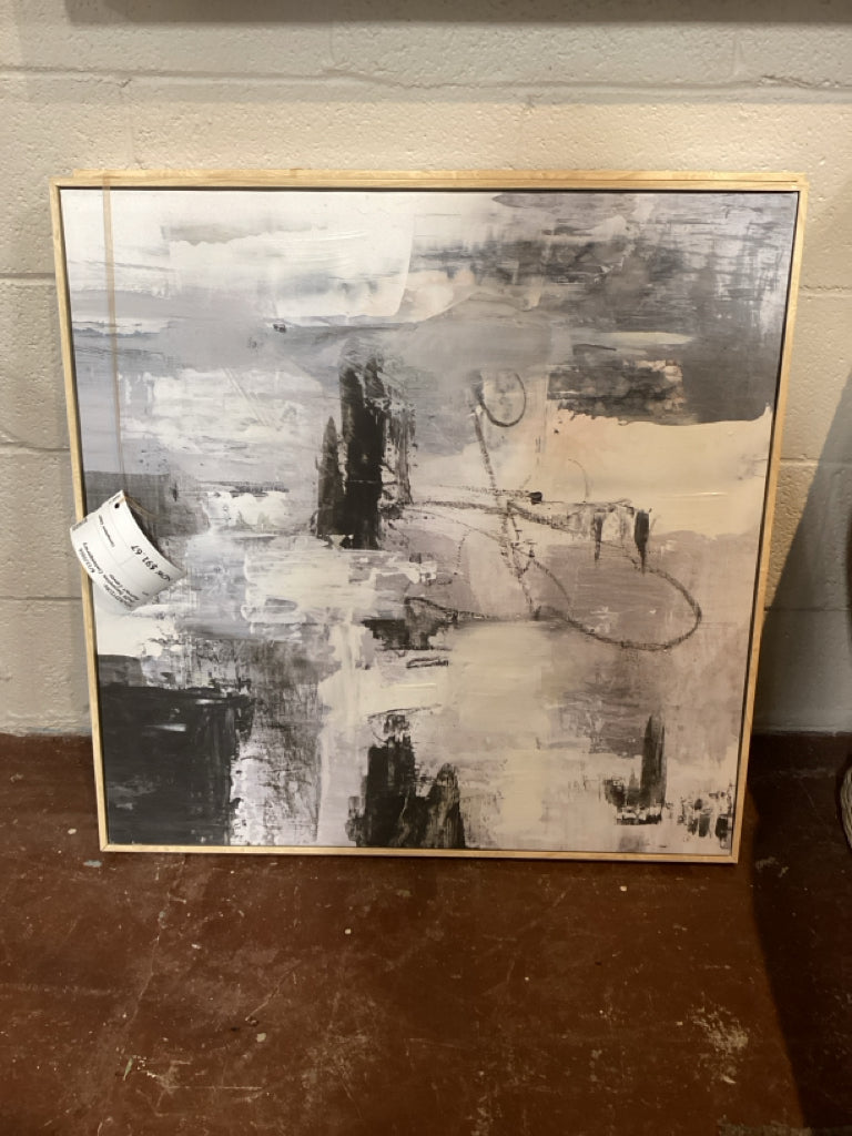 29x29 Decorative Contemporary Abstract Canvas