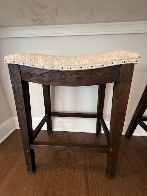 PAIR Orient Express Bar Stool 19X13X26